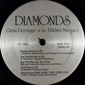 Glenn Derringer : Diamonds - Glenn Derringer At The Baldwin Marquee (LP, Album)