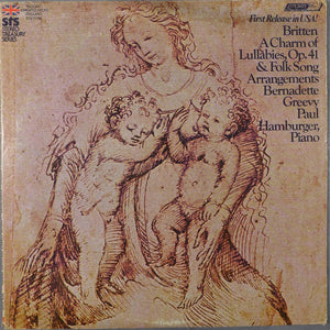 Benjamin Britten, Bernadette Greevy, Paul Hamburger : A Charm Of Lullabies Op.41 / Folk Song Arrangements (LP, Album, RE)