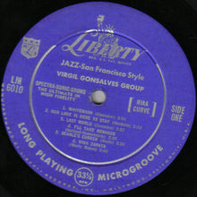 Laden Sie das Bild in den Galerie-Viewer, Virgil Gonsalves Sextet : Jazz San Francisco Style (LP, Album)
