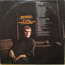 Laden Sie das Bild in den Galerie-Viewer, Gordon Lightfoot : If You Could Read My Mind (LP, Album, RE, Ter)
