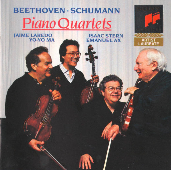 Beethoven*, Schumann* • Jaime Laredo, Isaac Stern, Yo-Yo Ma, Emanuel Ax : Beethoven • Schumann: Piano Quartets (CD, Album, RP)