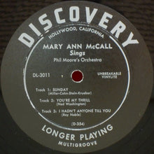 Load image into Gallery viewer, Mary Ann McCall : Sings (10", Album, Mono)
