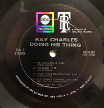 Load image into Gallery viewer, Ray Charles : Doing His Thing (LP, Album, Roc)
