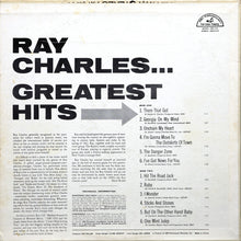 Laden Sie das Bild in den Galerie-Viewer, Ray Charles : Greatest Hits (LP, Album, Comp, Mono, Pit)
