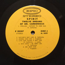 Laden Sie das Bild in den Galerie-Viewer, Spirit (8) : Twelve Dreams Of Dr. Sardonicus (LP, Album, Ter)
