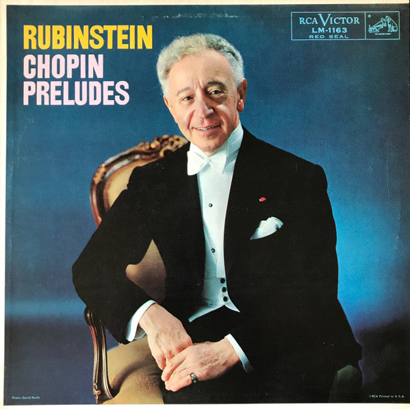 Arthur Rubinstein : Chopin Preludes Op. 28 (LP, Album, Mono, RE, Ind)