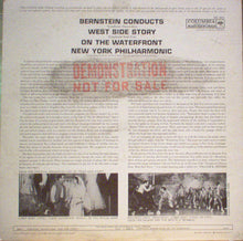 Load image into Gallery viewer, Bernstein* Conducts New York Philharmonic : Symphonic Dances From West Side Story / Symphonic Suite From On The Waterfront (LP, Album, Mono, Promo)
