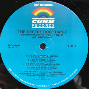 The Desert Rose Band* Featuring Chris Hillman, John Jorgenson And Herb Pedersen : The Desert Rose Band (LP, Album, Pic)