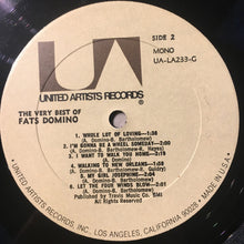 Load image into Gallery viewer, Fats Domino : The Very Best Of Fats Domino (LP, Comp, Mono)
