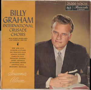 Various With George Beverly Shea : The Billy Graham International Crusade Choirs (LP, Album, RE)