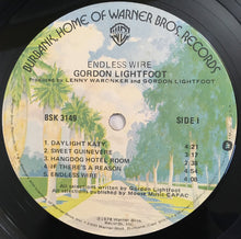 Laden Sie das Bild in den Galerie-Viewer, Gordon Lightfoot : Endless Wire (LP, Album, Jac)
