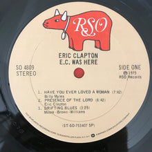 Laden Sie das Bild in den Galerie-Viewer, Eric Clapton : E.C. Was Here (LP, Album, SP )
