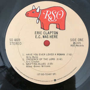 Eric Clapton : E.C. Was Here (LP, Album, SP )