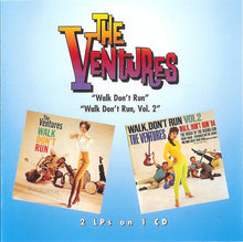 Laden Sie das Bild in den Galerie-Viewer, The Ventures : Walk Don&#39;t Run / Walk Don&#39;t Run, Vol. 2 (CD, Comp)
