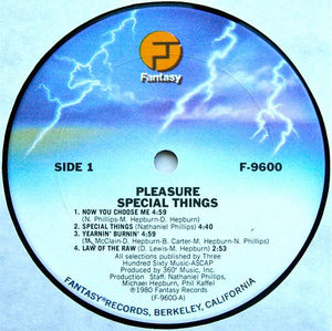 Pleasure (4) : Special Things (LP, Album, San)