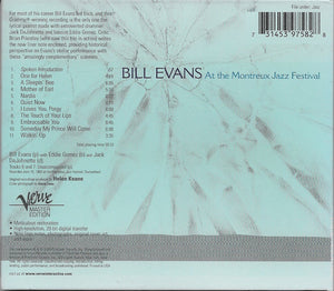 Bill Evans : At The Montreux Jazz Festival (CD, Album, RE, RM)