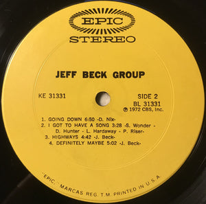 Jeff Beck Group : Jeff Beck Group (LP, Album)
