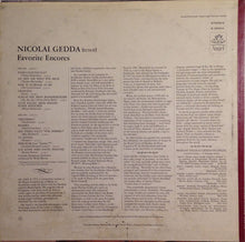 Laden Sie das Bild in den Galerie-Viewer, Nicolai Gedda : Favorite Encores (LP)
