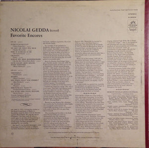 Nicolai Gedda : Favorite Encores (LP)