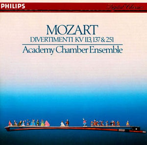 Academy Chamber Ensemble : Mozart - Divertimenti KV 113, 137 & 251 (CD, Album)