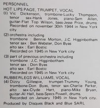 Load image into Gallery viewer, Hot Lips Page, Rubberlegs Williams : Hot Lips Page / Rubberlegs Williams (LP, Comp, RE)
