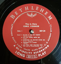 Laden Sie das Bild in den Galerie-Viewer, Chris Connor : This Is Chris (LP, Album, Mono, Abb)

