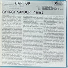Laden Sie das Bild in den Galerie-Viewer, Bartok*, Gyorgy Sandor* : A Timid Soul&#39;s Approach To Bartok (LP, RE)
