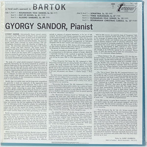 Bartok*, Gyorgy Sandor* : A Timid Soul's Approach To Bartok (LP, RE)