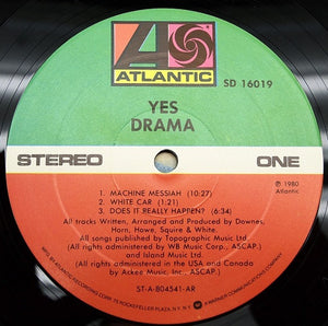 Yes : Drama (LP, Album, AR,)