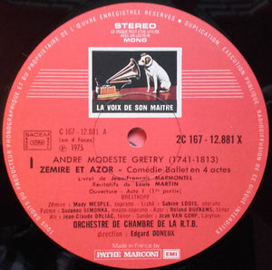 Grétry*, Orchestre De Chambre De La R.T.B.*, Edgard Doneux*, Mady Mesplé, Roland Bufkens : Zémire Et Azor (2xLP + Box)