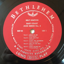 Charger l'image dans la galerie, Milt Hinton : East Coast Jazz/5 (LP, Album, Mono, Hi-)

