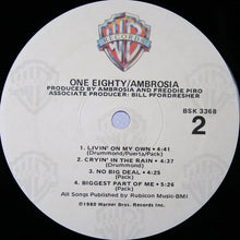 Charger l'image dans la galerie, Ambrosia (2) : One Eighty (LP, Album, RE)
