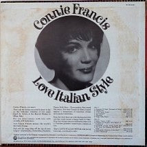 Connie Francis : Love Italian Style (LP, Album)