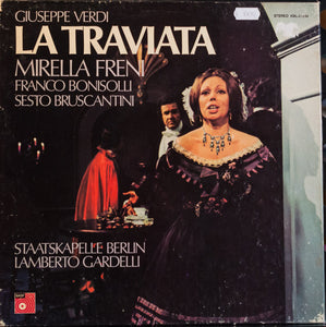 Giuseppe Verdi, Mirella Freni, Franco Bonisolli, Sesto Bruscantini, Staatskapelle Berlin, Lamberto Gardelli : La Traviata (3xLP + Box)