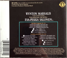 Load image into Gallery viewer, Wynton Marsalis, Tomasi*, Jolivet*, Philharmonia Orchestra, Esa-Pekka Salonen : Concerto For Trumpet And Orchestra / Concerto No. 2 For Trumpet - Concertino For Trumpet, String Orchestra And Piano (CD)
