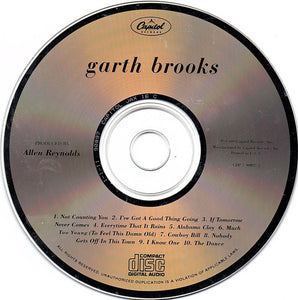 Garth Brooks : Garth Brooks (CD, Album, Cap)