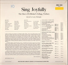 Load image into Gallery viewer, The Choir Of St Michael&#39;s College, Tenbury Directed By Lucian Nethsingha : Sing Joyfully (LP)
