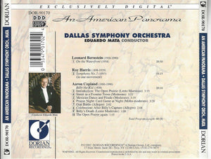 Bernstein* • Harris* • Copland* — Dallas Symphony Orchestra / Eduardo Mata : An American Panorama (CD)