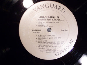 Joan Baez : 5 (LP, Album, RP)