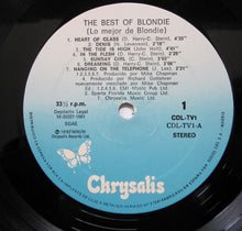 Load image into Gallery viewer, Blondie : The Best Of Blondie = Lo Mejor De Blondie (LP, Comp)
