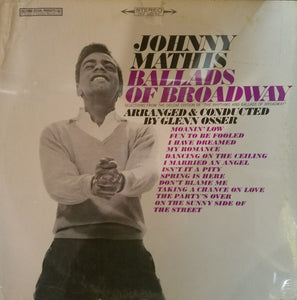 Johnny Mathis : Ballads Of Broadway (LP, Album, Ter)