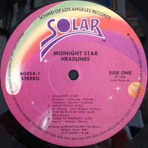 Midnight Star : Headlines (LP, Album, All)