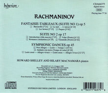 Load image into Gallery viewer, Rachmaninov* - Howard Shelley And Hilary Macnamara : Suite No 1, Suite No 2, Symphonic Dances (CD, Album)
