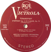 Charger l&#39;image dans la galerie, Tchaikovsky* - Pierre Monteux Conducting The Boston Symphony Orchestra : Symphony No.6 &quot;Pathétique&quot; (LP, RE)
