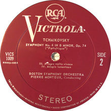 Charger l&#39;image dans la galerie, Tchaikovsky* - Pierre Monteux Conducting The Boston Symphony Orchestra : Symphony No.6 &quot;Pathétique&quot; (LP, RE)
