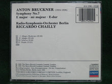 Charger l&#39;image dans la galerie, Bruckner* / RSO Berlin*, Riccardo Chailly : Symphony No. 7 (CD, Album)
