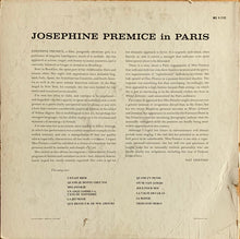 Laden Sie das Bild in den Galerie-Viewer, Josephine Premice : In Paris (LP, Album, Mono)
