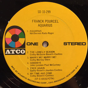 Franck Pourcel : Aquarius (LP, Album, CTH)