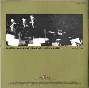 Van Cliburn, Tchaikovsky* - Kondrashin* / RCA Symphony* / Rachmaninov* - Reiner* / Chicago Symphony* : Concerto No. 1 / Concerto No. 2 (CD, Comp, RE, RM)