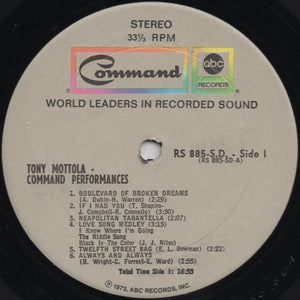 Tony Mottola : Command Performances (LP, Comp, RE)